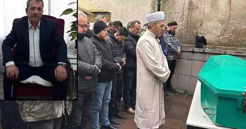 Otobüs kazasında hayatını kaybeden sürücü toprağa verildi