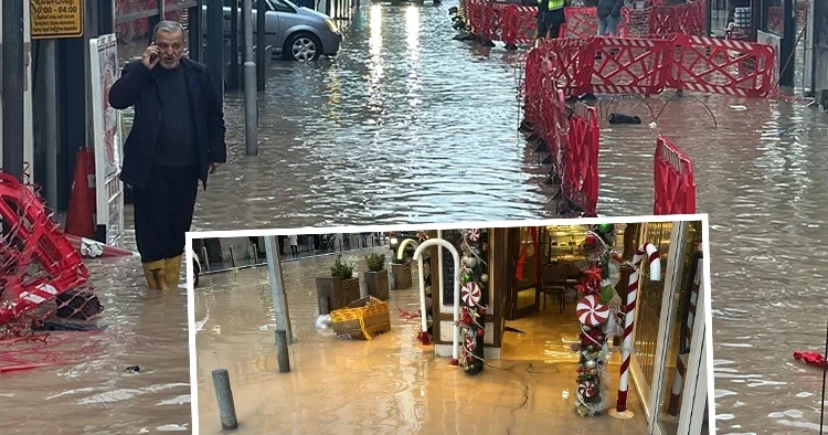 Meteoroloji alarm vermişti: Kuvvetli yağış sonrası kent sular altında kaldı; arazide mahsur kalanlar kurtarıldı
