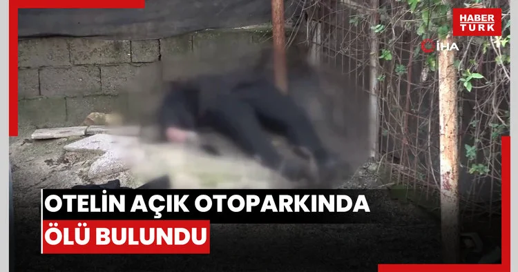 Otelin açık otoparkında tabanca ile başından vurulmuş halde ölü bulundu
