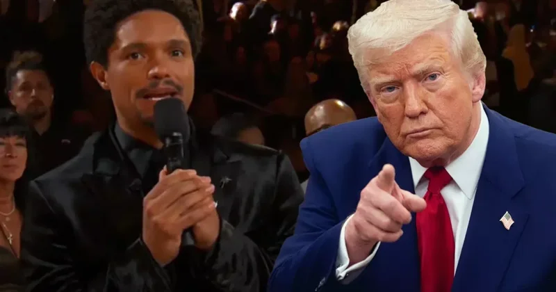 Grammy ödülleri sahiplerini buldu! Gecenin sunucusundan Trump a bomba Epstein göndermesi