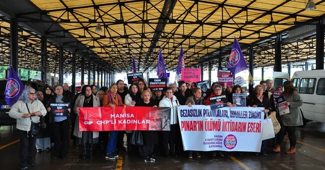Pınar Karataş ın öldürüldüğü noktada kadınlardan açıklama: Birlikte mücadele etmeliyiz Manisa Haberleri