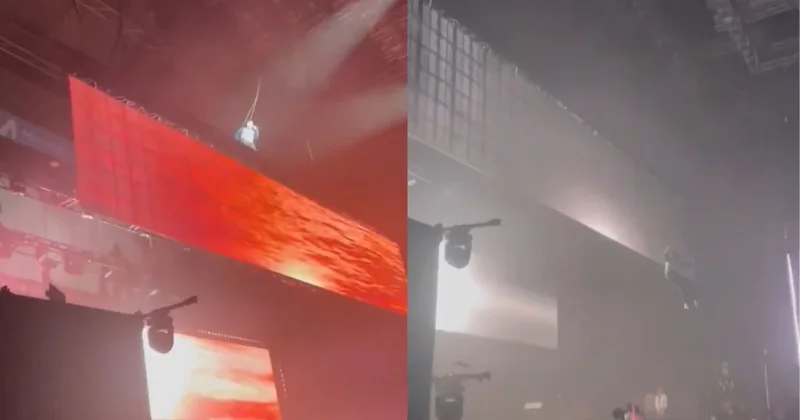 Ünlü şarkıcı sahnede 20 metre yükseklikten düştü! Sözcü Gazetesi