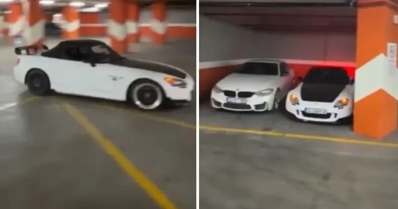 Ustaca park etti, ağızları açık bıraktı! İşte o anlar