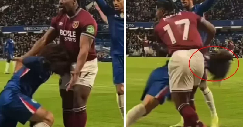 Adama Traore, rakibini poşet gibi fırlatıp attı