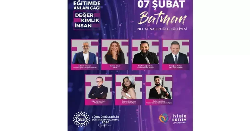 Sürdürülebilir Eğitim Sempozyumu, Batman’da düzenlenecek