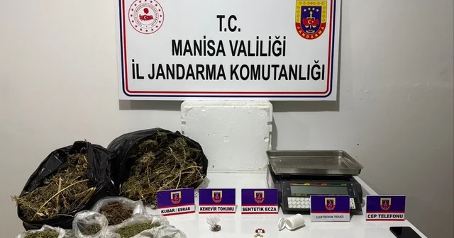 Jandarmadan müşterek narkotik operasyonu Manisa Haberleri