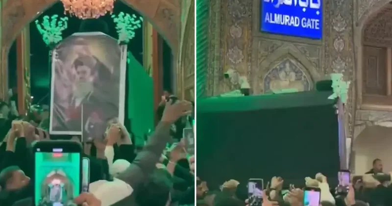 Bağdat ta Hamaney için sembolik cenaze töreni