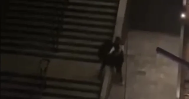 Çankırı da iki grup arasındaki kavga kamerada Çankırı Haberleri