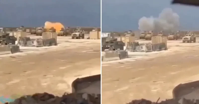 Üssün vurulduğunu gören ABD askerinden olay tepki: O benim kamyonumdu lan