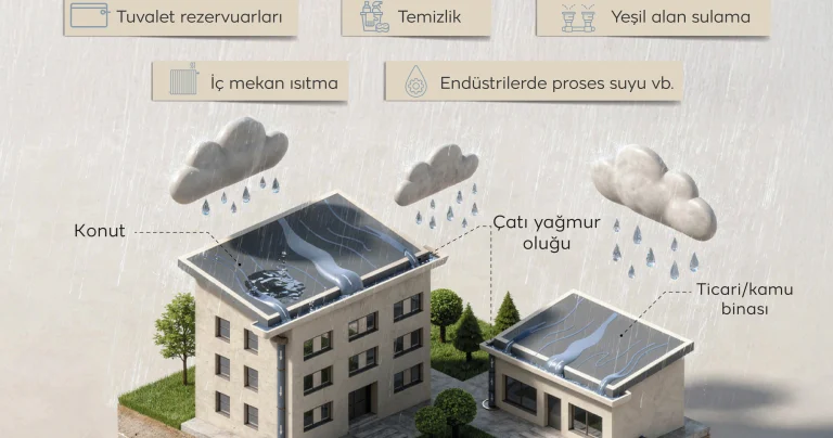 Yağmur suyu hasadı susuzluğa çare olabilir