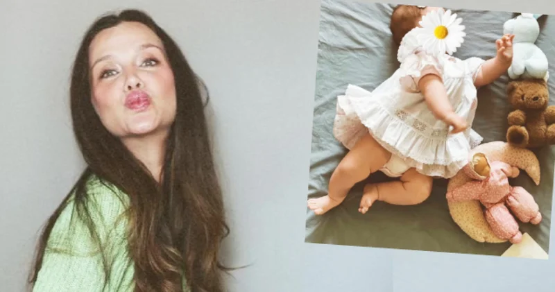 İrem Helvacıoğlu, çocukluk kıyafetlerini kızına giydirdi Magazin haberleri