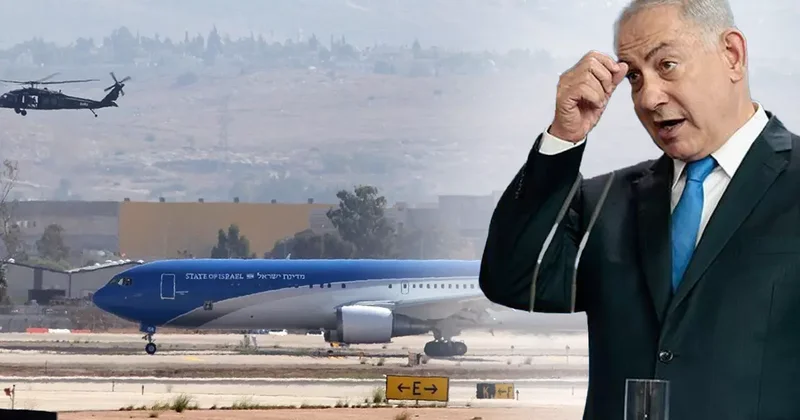 Almanya da gündem İsrail Başbakanı Netanyahu nun uçağı: Protestolar büyüyor