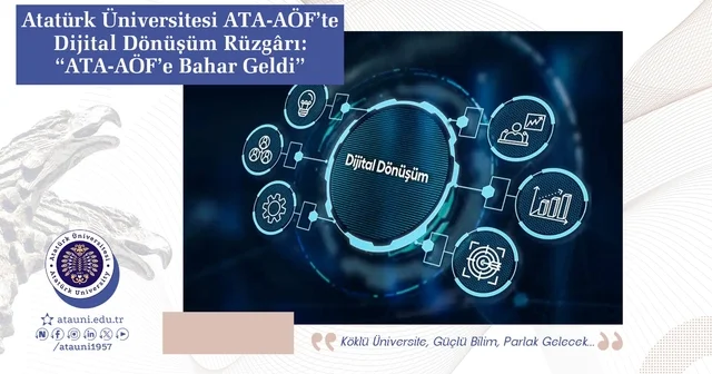 Atatürk Üniversitesi ATA AÖF te dijital dönüşüm rüzgârı: ATA AÖF e bahar geldi Erzurum Haberleri