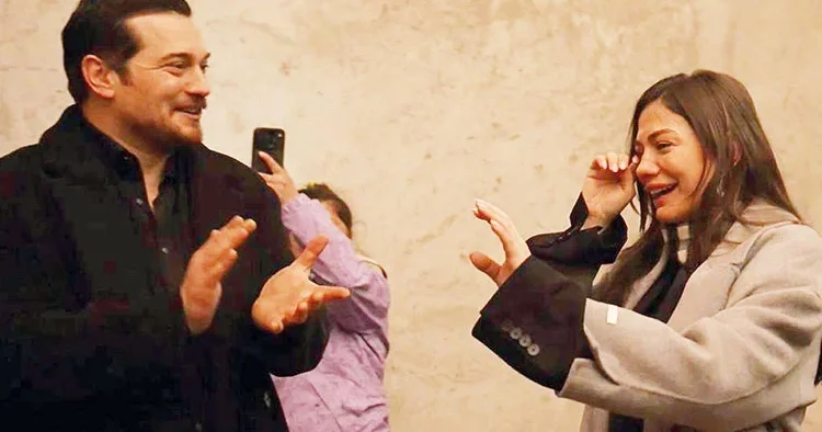 Demet Özdemir e pastalı sürpriz