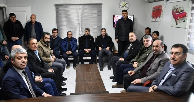 Milletvekili Tüfenkci den Minibüsçüler Odası na ziyaret Malatya Haberleri