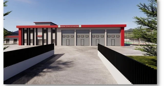 Ergene ye 8 araç kapasiteli itfaiye istasyonu Tekirdağ Haberleri