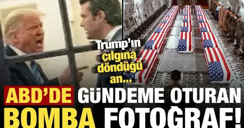 ABD de gündeme oturan bomba fotoğraf! Trump ın çılgına döndüğü an...