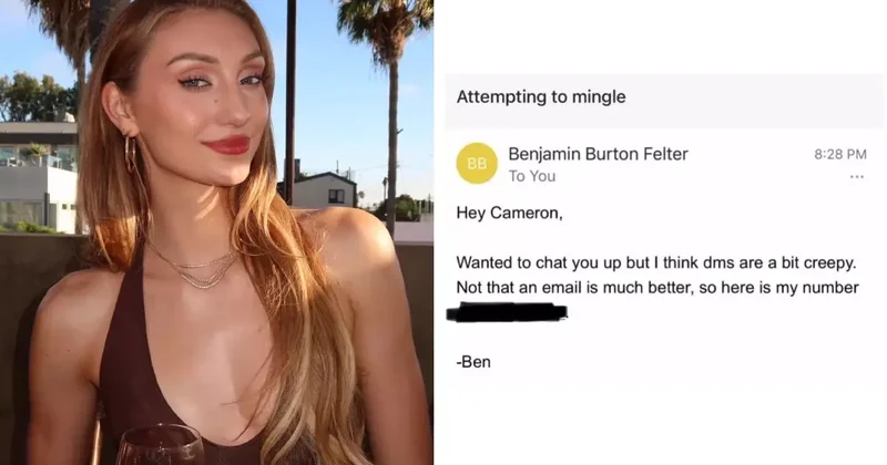 Nişanlısının attığı e postayı paylaştı, herkes aynı detaya takıldı