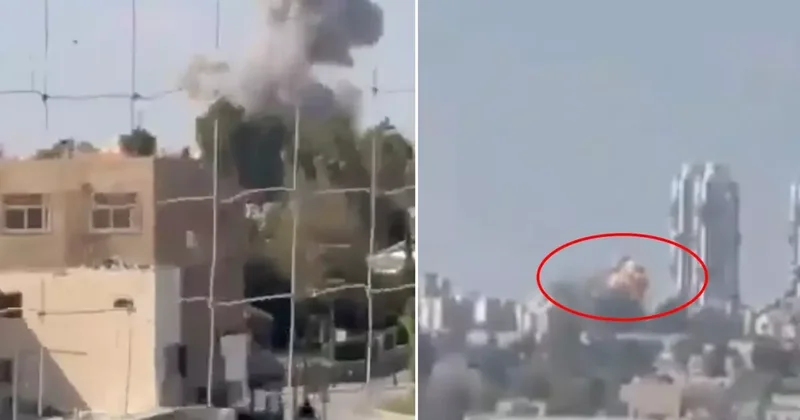 Savaşta tansiyon yükseliyor! İran, Tel Aviv i böyle vurdu