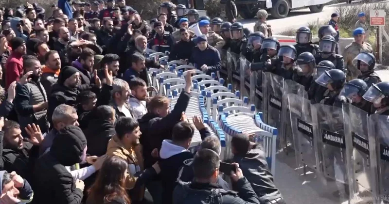 Polyak Madencilik teki işçi eylemine sert jandarma müdahalesi! Başaran Aksu gözaltında