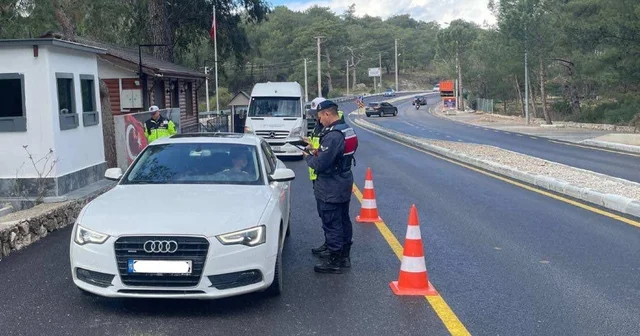 202 sürücünün sürücü belgesi geçici olarak iptal edildi Muğla Haberleri