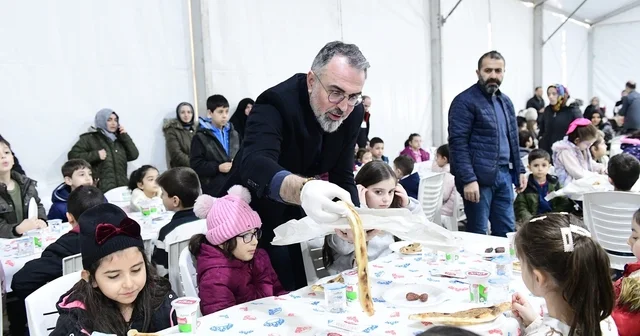 Kestelli çocuklar, tekne oruçlarını birlikte açtı Bursa Haberleri