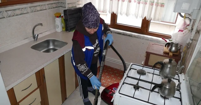 Evde temizlik hizmetlerinden binlerce kişi yararlandı Trabzon Haberleri