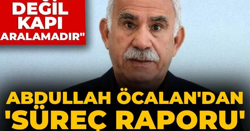 Abdullah Öcalan dan süreç raporu değerlendirmesi: Bu bir başlangıç değil kapı aralamadır