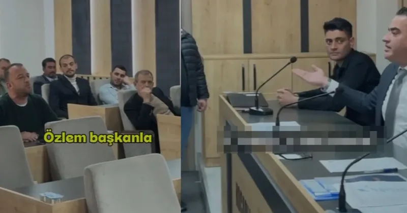 CHP li başkandan belediye meclis üyesine küfür! Sen kimsin? Beni konuşturma burada...