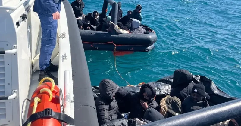 Aydın’da 31 düzensiz göçmen kurtarıldı