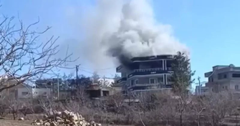 Siirt’te ev yangını!