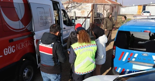 Jandarmadan düzensiz göç uygulaması Kırşehir Haberleri