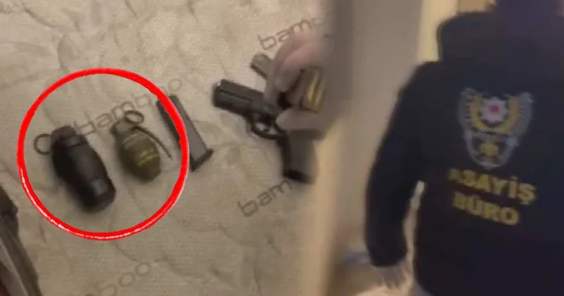 Esenyurt’ta zehir tacirlerine operasyon! Evden el bombası çıktı