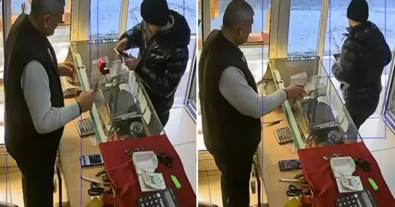 Mardin de kuyumcuya müşteri gibi girip yüzük çalan hırsız tutuklandı