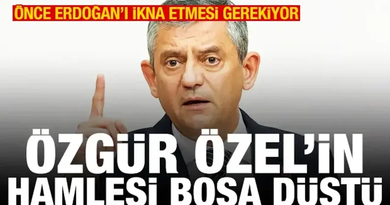 Özel in 22 vekil istifa edecek, seçim olacak planı gerçekçi değil
