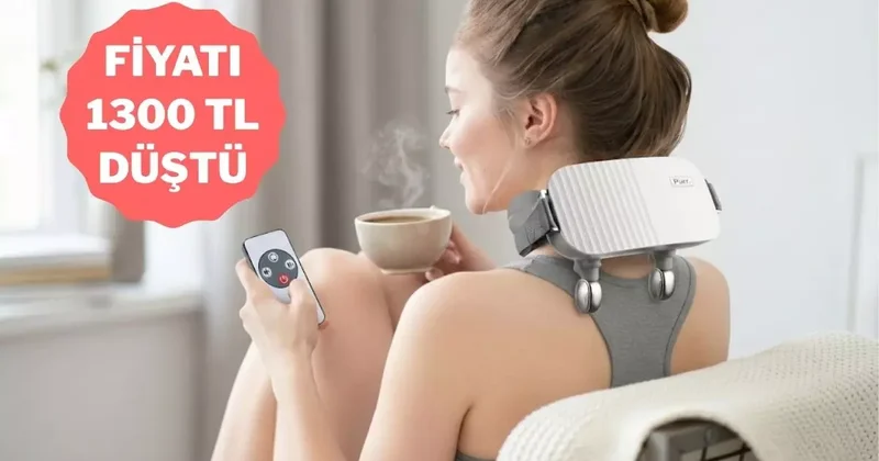 Günün yorgunluğunu atın: Purr. boyun masaj aletindeki indirimi kaçırmayın