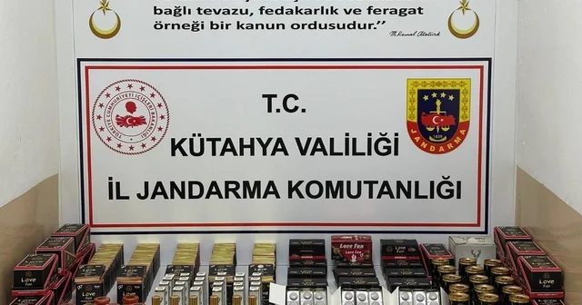Kütahya da kaçak cinsel ürün operasyonu, 753 adet ürün ele geçirildi Kütahya Haberleri