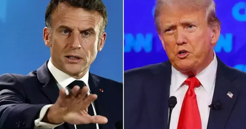 Trump Macron u eşi üzerinden vurmuştu: Fransız liderden sert cevap!