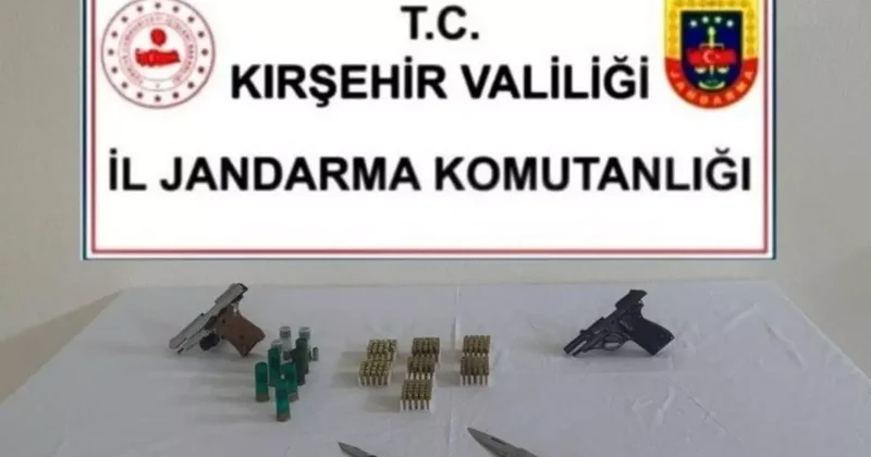 Kırşehir’de ruhsatsız silah operasyonu