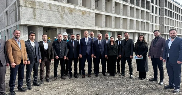 Ağrı da sağlık yatırımları sahada incelendi Ağrı Haberleri