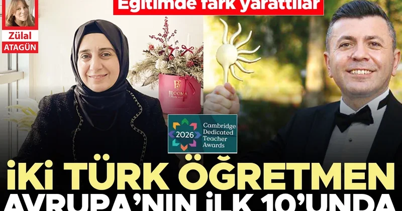 İki Türk öğretmen Avrupa’nın ilk 10’unda