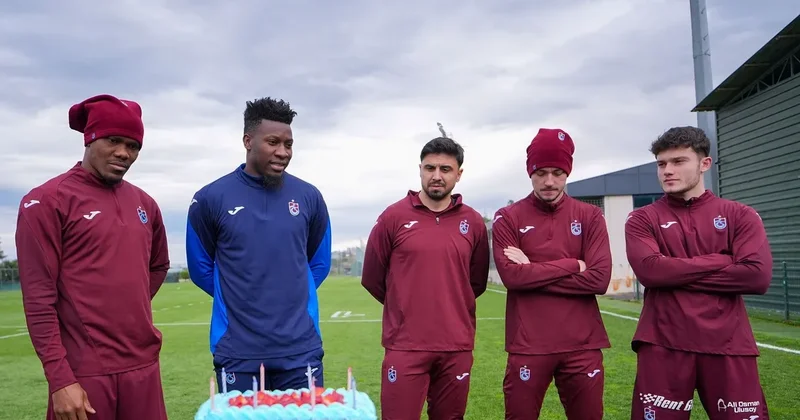 Trabzonspor da 5 futbolcunun doğum günü kutlandı!
