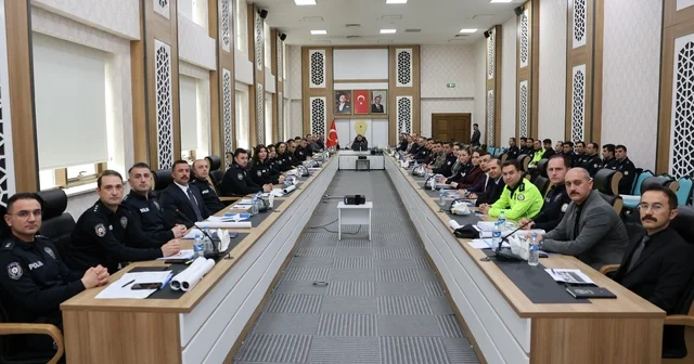 Erzurum Emniyeti nde İlk Çeyrek değerlendirmesi Erzurum Haberleri