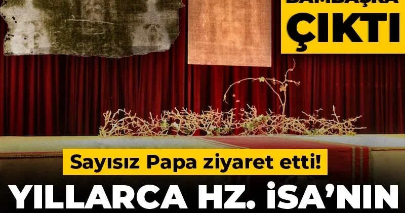 Yıllarca Hz. İsa’nın kefeni sayıldı: Sayısız Papa ziyaret etti! Gerçek bambaşka çıktı