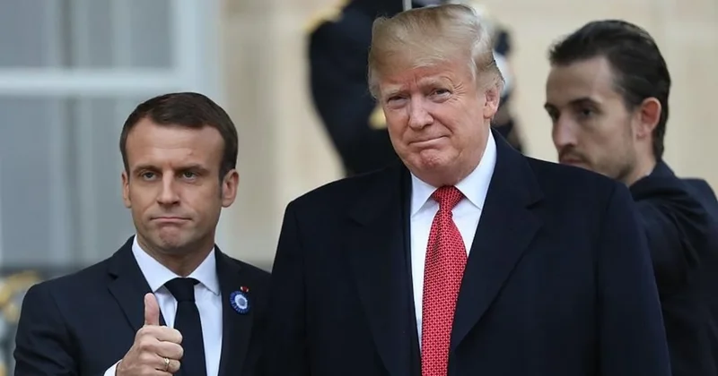 Dünya bu skandalı konuşuyor: Trump’tan Macron’a ağır salvolar! Sözcü Gazetesi