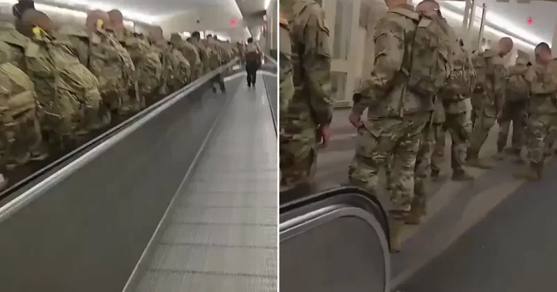 Gündem yaratan görüntü! BAE binlerce ABD askerini böyle ağırladı