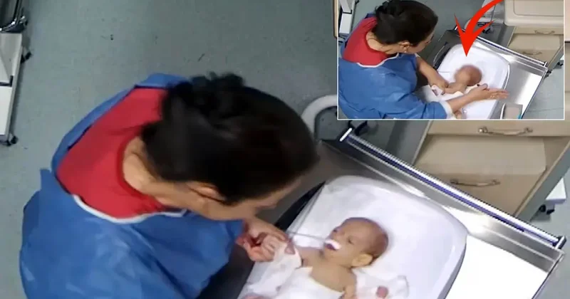 5 günlük bebeği tokatlayan hemşirenin savunması pes dedirtti