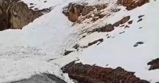 Şırnak ta çığ düşen kara yolu ulaşıma kapandı Şırnak Haberleri