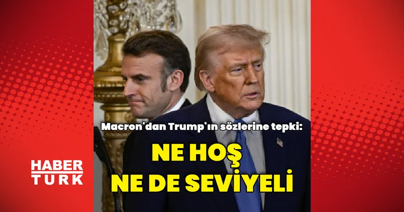 Emmanuel Macron: Duyduğum sözler ne hoş ne de seviyeli Dış Haberler