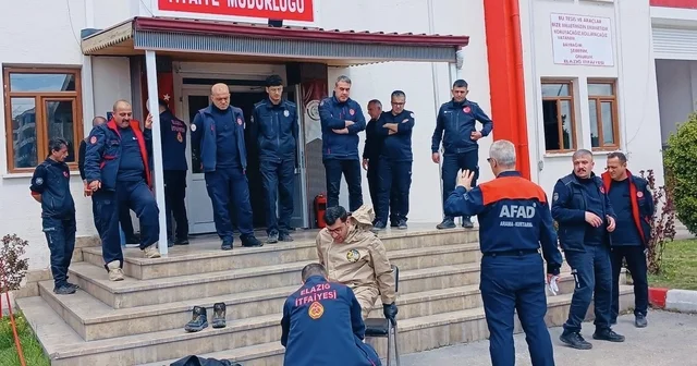 Elazığ da KBRN tehditlerine karşı itfaiye personeline eğitim Elazığ Haberleri